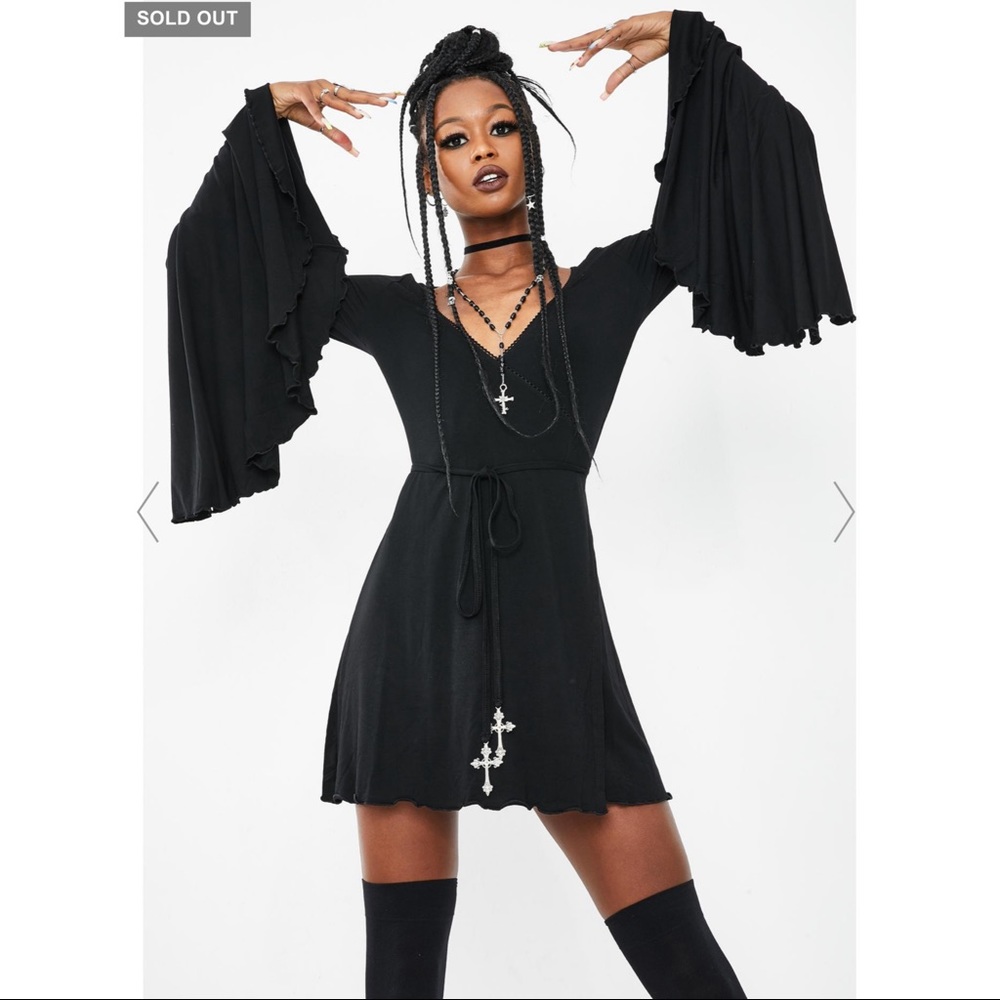 Widow Queen of the Cursed Wrap Dress 2X